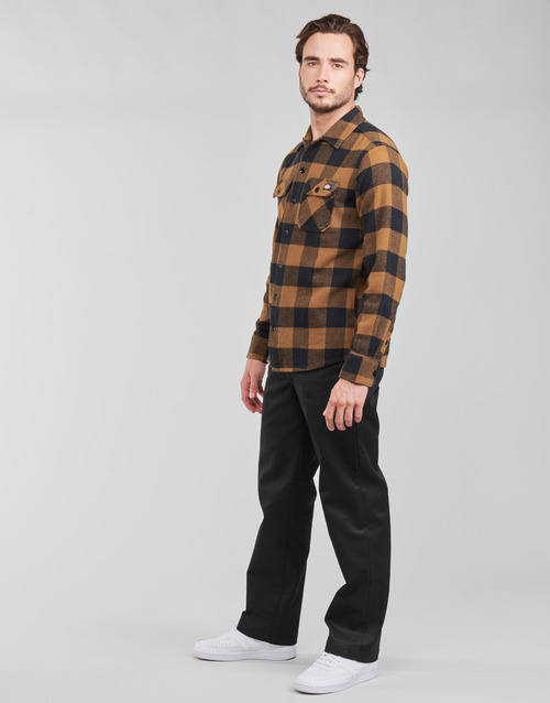 Dickies - NEW SACRAMENTO SHIRT - Camel / Noir