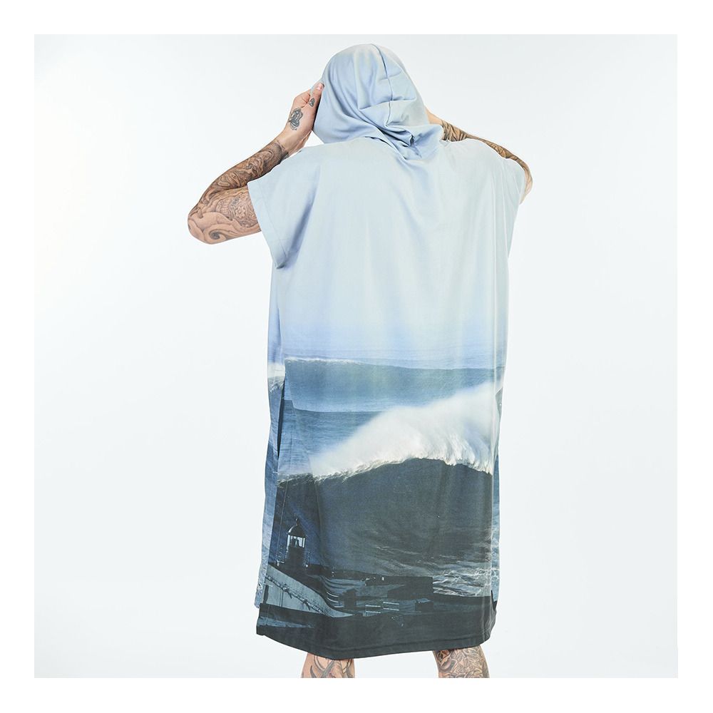 After Essentials MICROFIBER NAZARE - Poncho gris