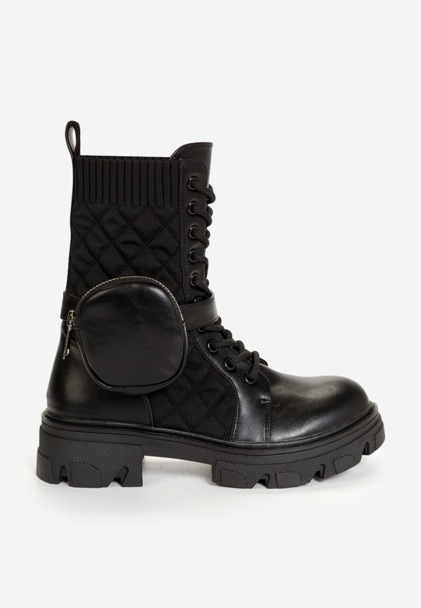 Bottines rangers femme noirs Dallas