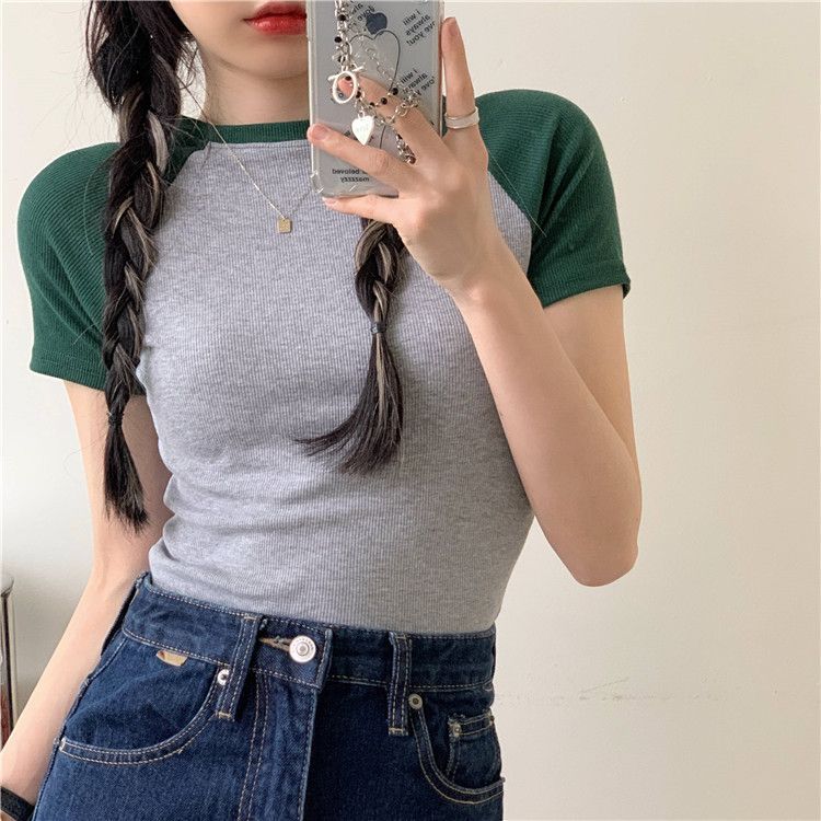 GOUB - T-shirt met korte mouwen en raglanmouwen