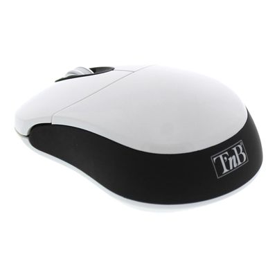T'nB CANDY - souris sans fil - blanc/noir