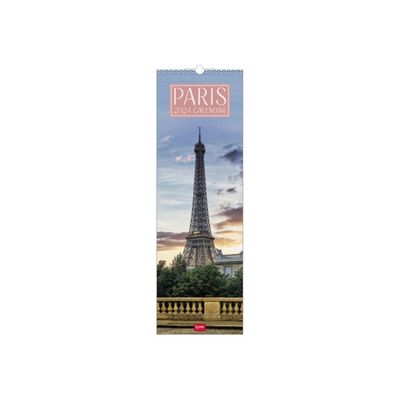Calendrier mensuel 2024 - 16 x 49 cm - Paris