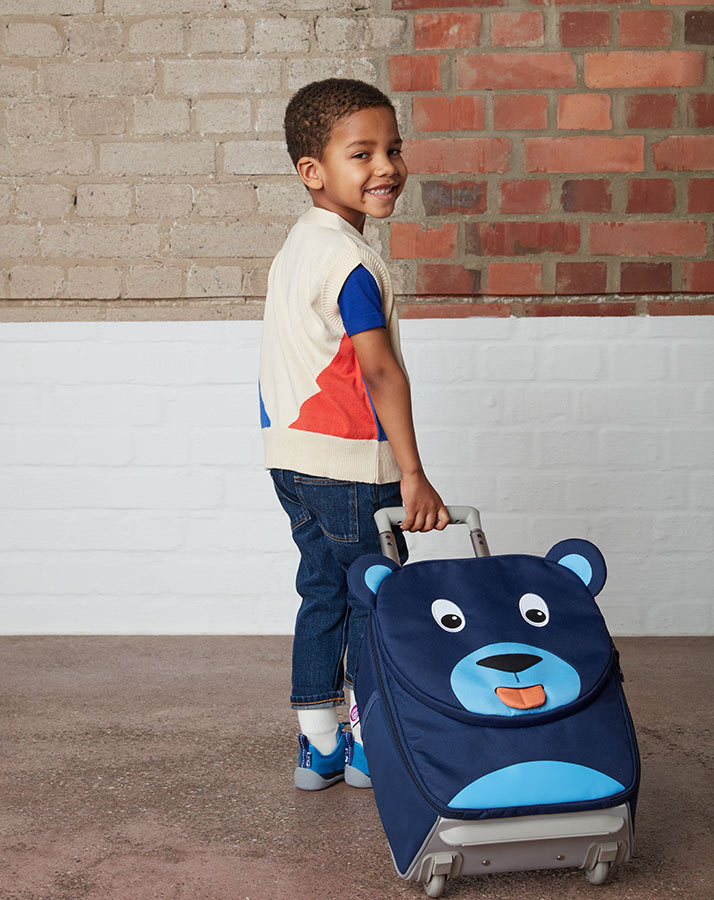 Kinder-Trolley BOBO BÄR (30x40x16,5) in dunkelblau