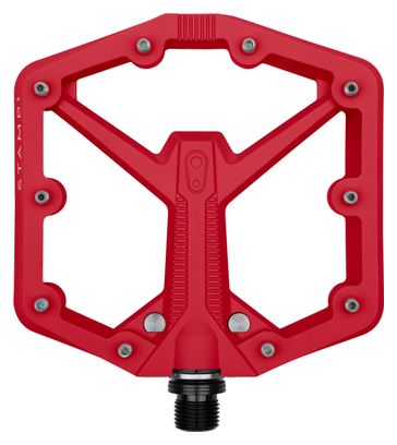 Paire de Pédales Plates Crankbrothers Stamp 1 Gen 2 - Large Rouge