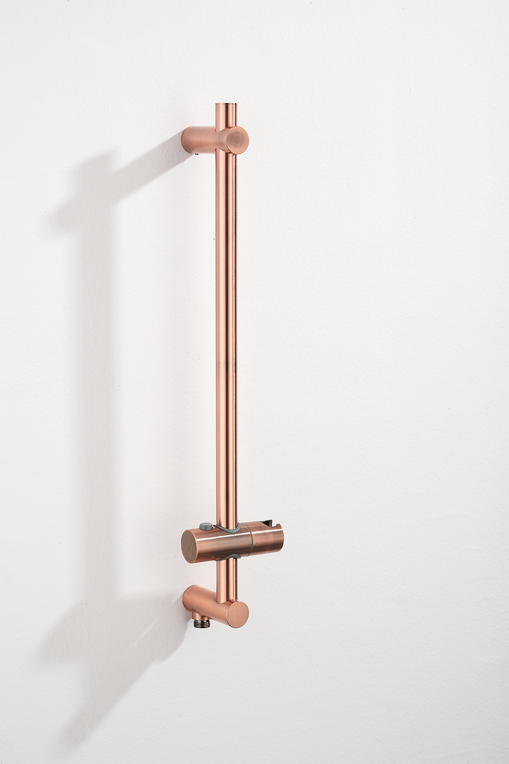 Saniclear Plus douche glijstang met wateraansluiting 60cm geborsteld koper