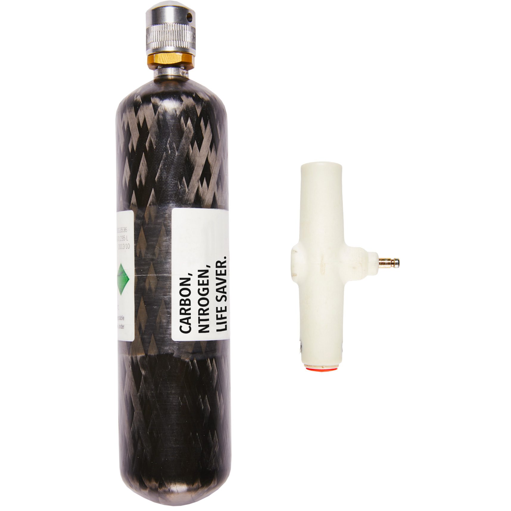 ABS Carbonkartusche + Griff wiederbefüllbar