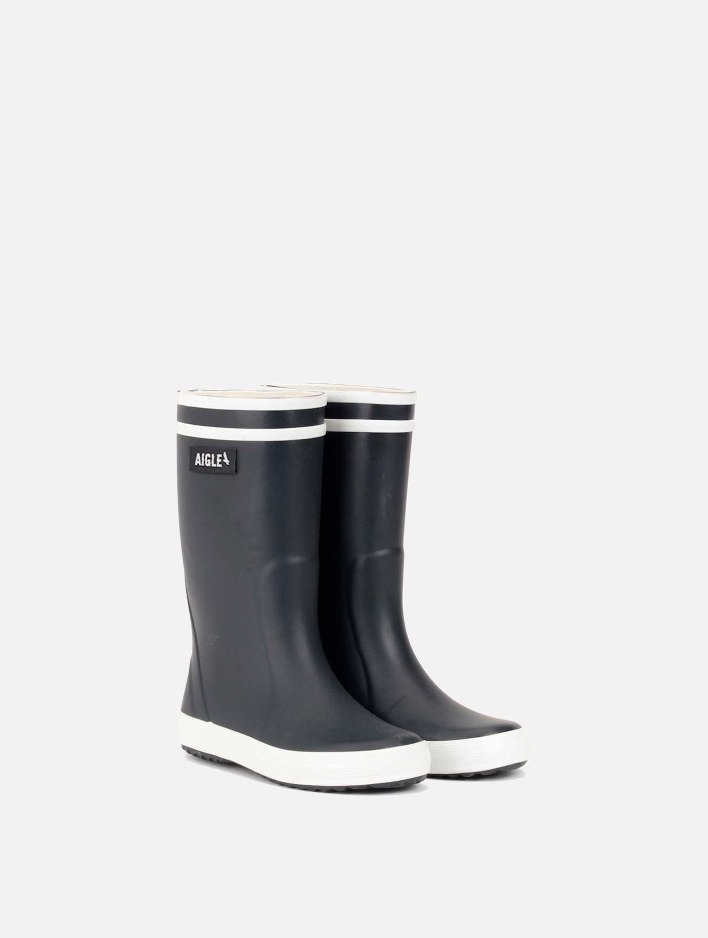 L'iconique botte pour enfant MARINE/BLANC