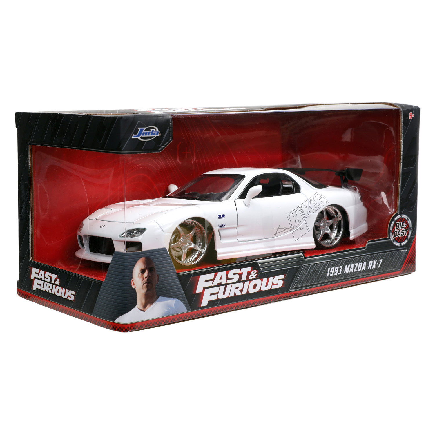 Jada Die-Cast Fast & Furious 1993 Mazda RX-7 Raceauto 1:24