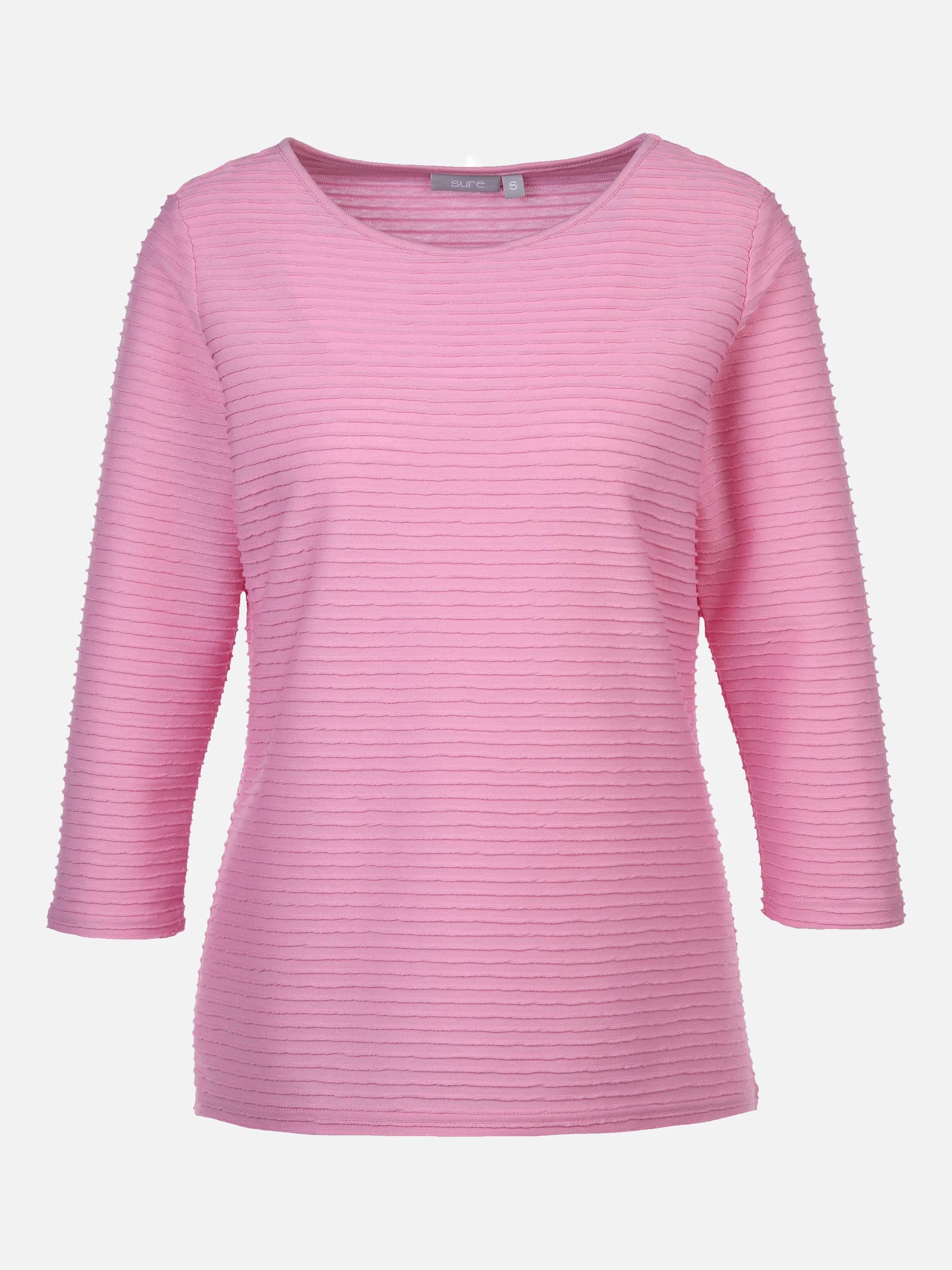 Damen Strukturshirt mit 3/4 Arm