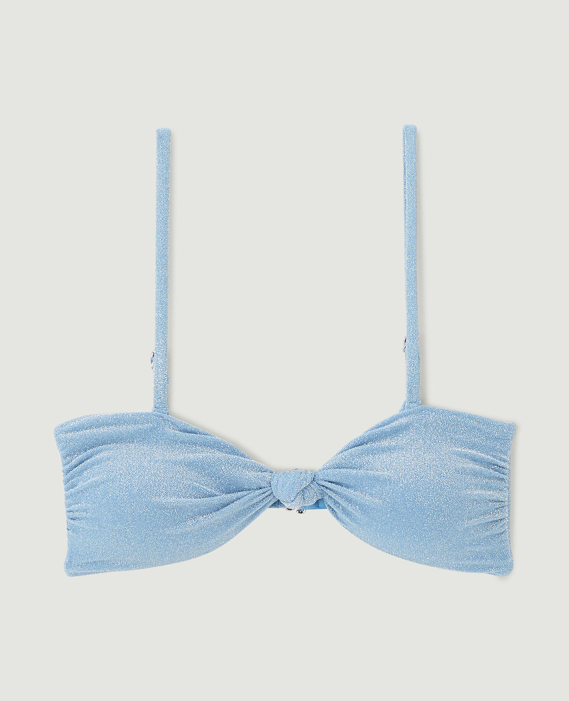 Haut de maillot bandeau - Bleu clair