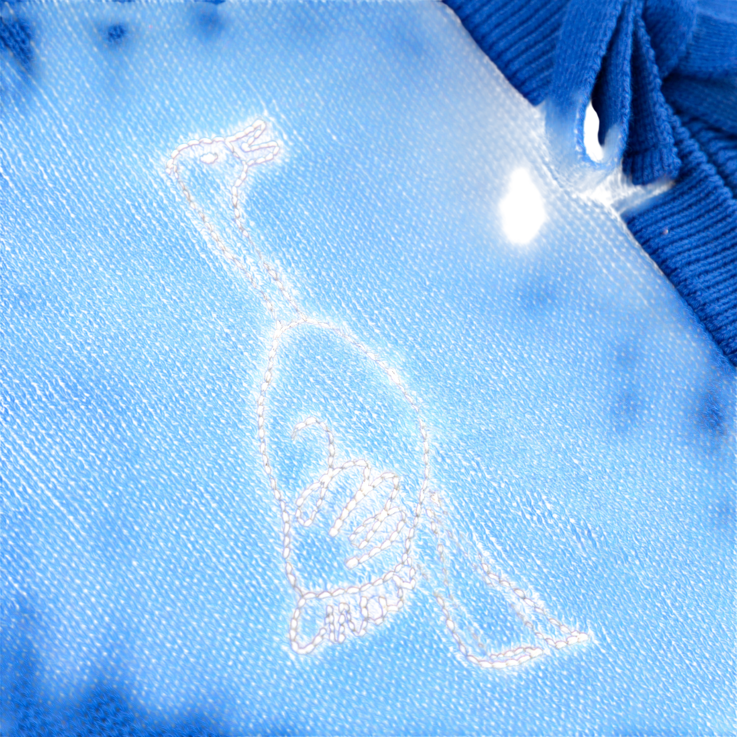 Adult Cardigan Summer Trip Bird Blue