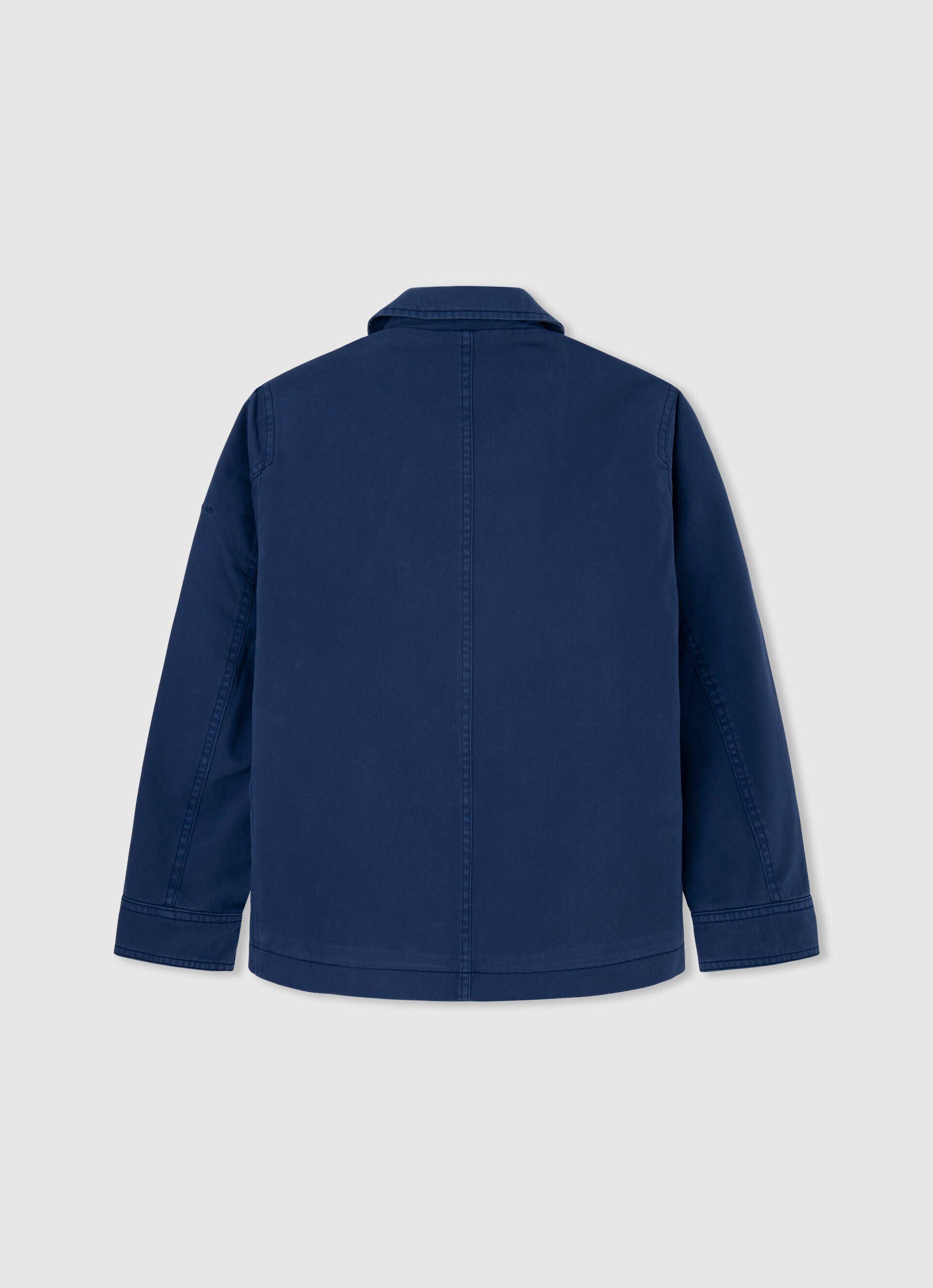 Jaqueta utilitária de algodão - Azul Jarman