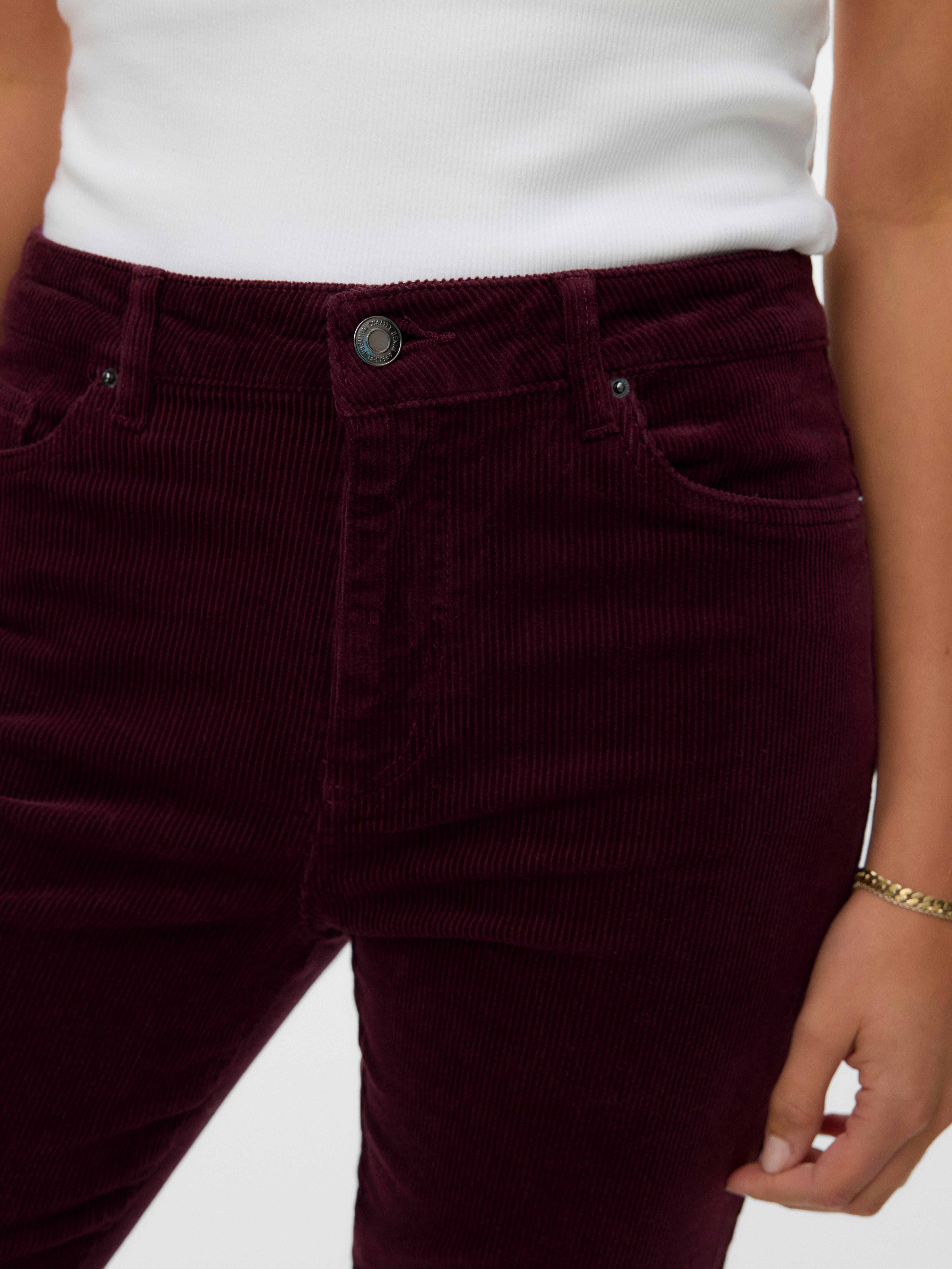 VMSIGA High rise Corduroy Broek