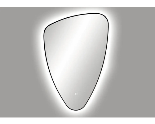 Cordia ORGANIC LINE BACKLIGHT Verlichte Spiegel 60 x 90 cm Zwart IP 44