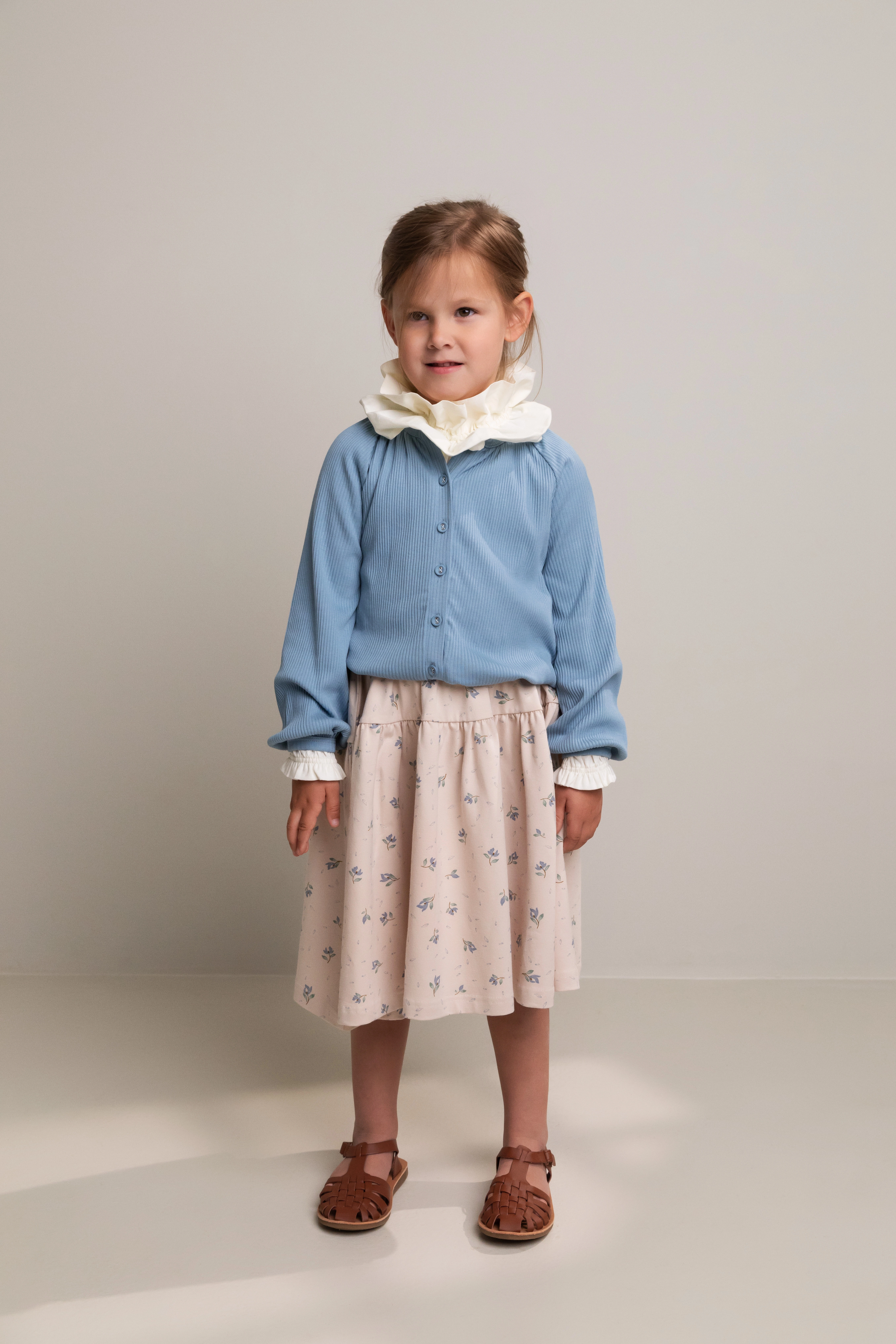 Langarm-Kleid DOLLY in floral bloom