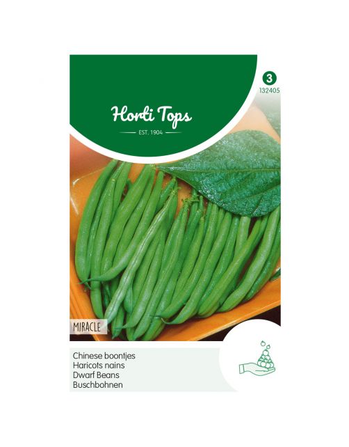 Hortitops Stamslabonen - Chinese Boontjes Miracle - Groentezaden - 25 g