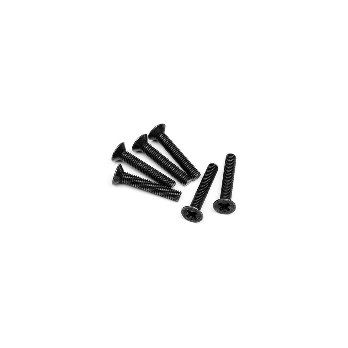 Flat Head Screw M3X18Mm (6Pcs)