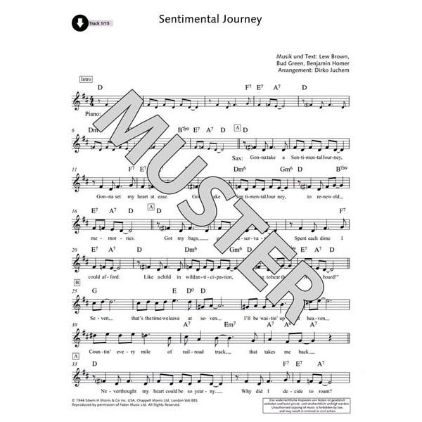 Schott Swing Standards Altsaxophon