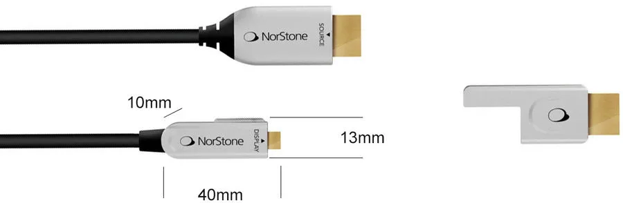 Norstone Jura HDMI-Optic (15 m) Câbles HDMI