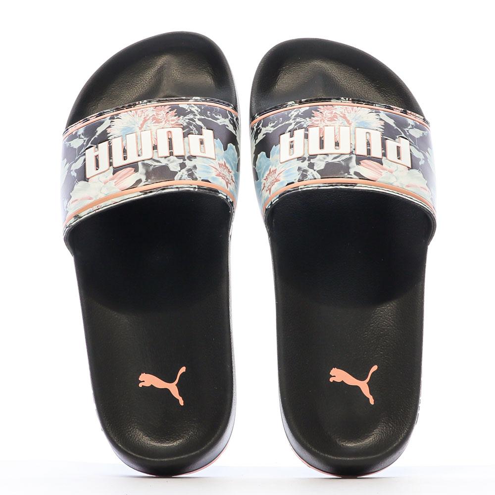Puma Claquettes Noires/Rose Femme Puma Leadcat 2.0