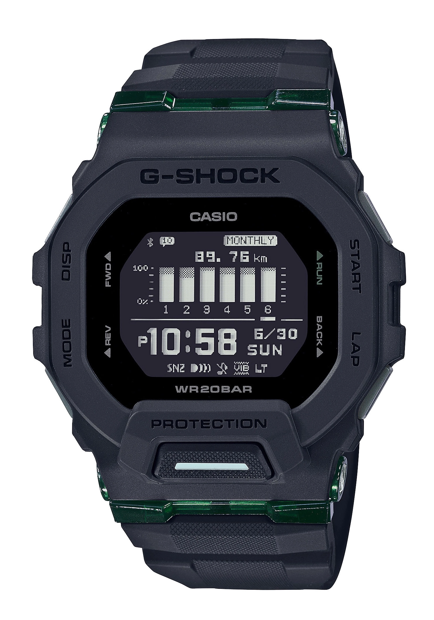 Casio G-Squad Outdooruhr Schwarz GBD-200UU-1ER