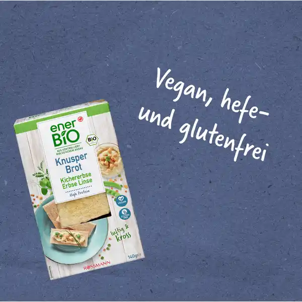 Knusperbrot Hülsenfrüchte