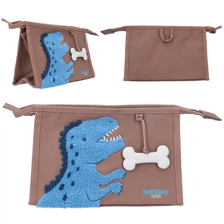 Depesche Dino World Waschtasche Braun DINO MINI