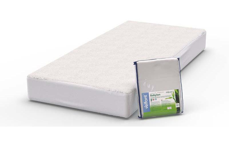 Fixmolton Velgreen Frotté 160 x 200 cm, WeissWasserdichter und hyper-atmungsaktiver Matratzenschoner aus 100% Bambus-Frottee