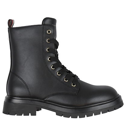 Tommy Hilfiger Stiefel - Lace-Up - Schwarz