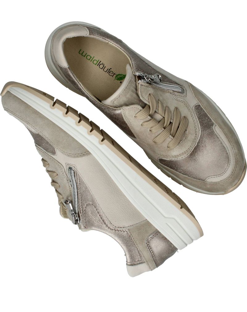 Waldlaufer April Sneakers Beige Dames