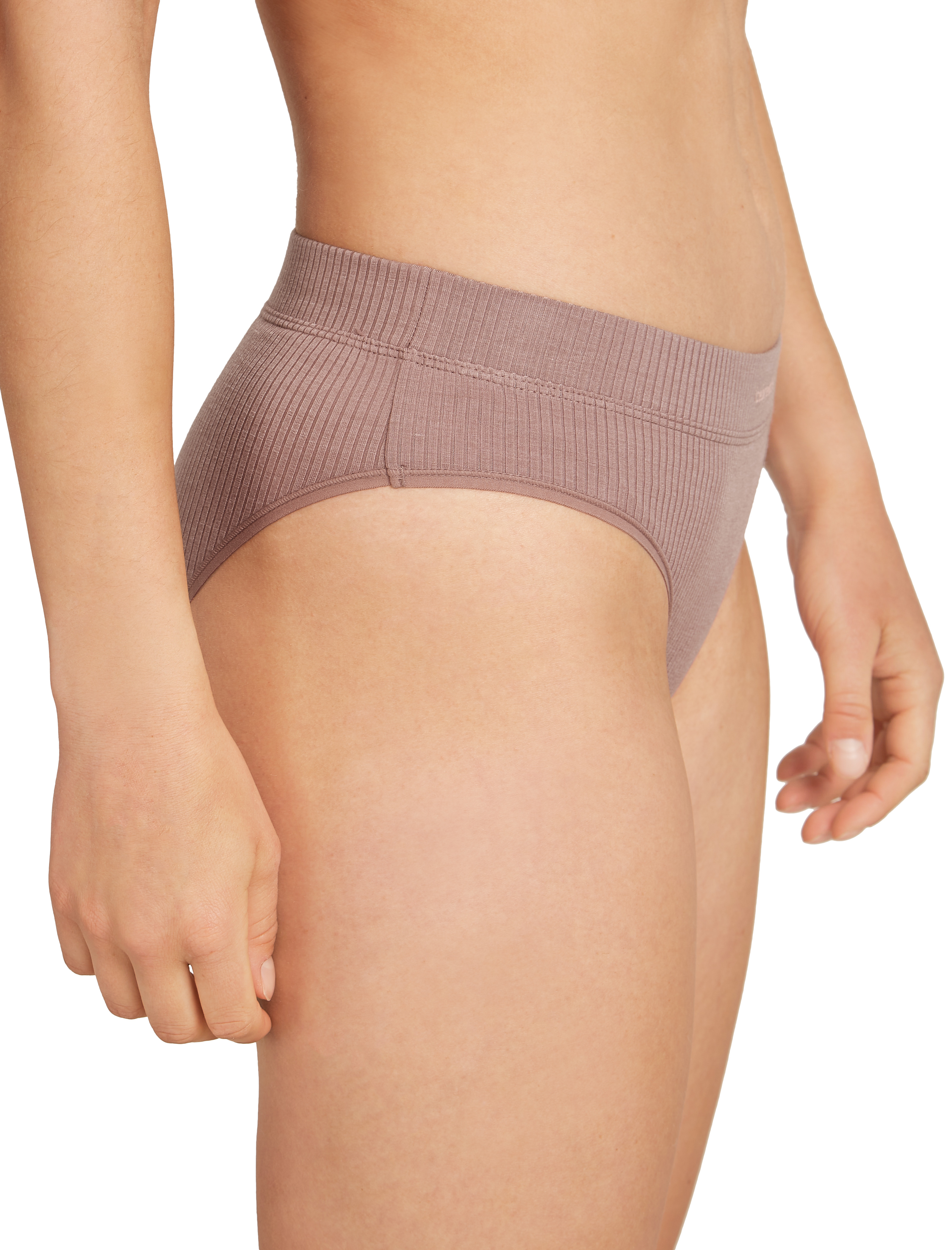 W Merino Blend Rib Lotus Hipster