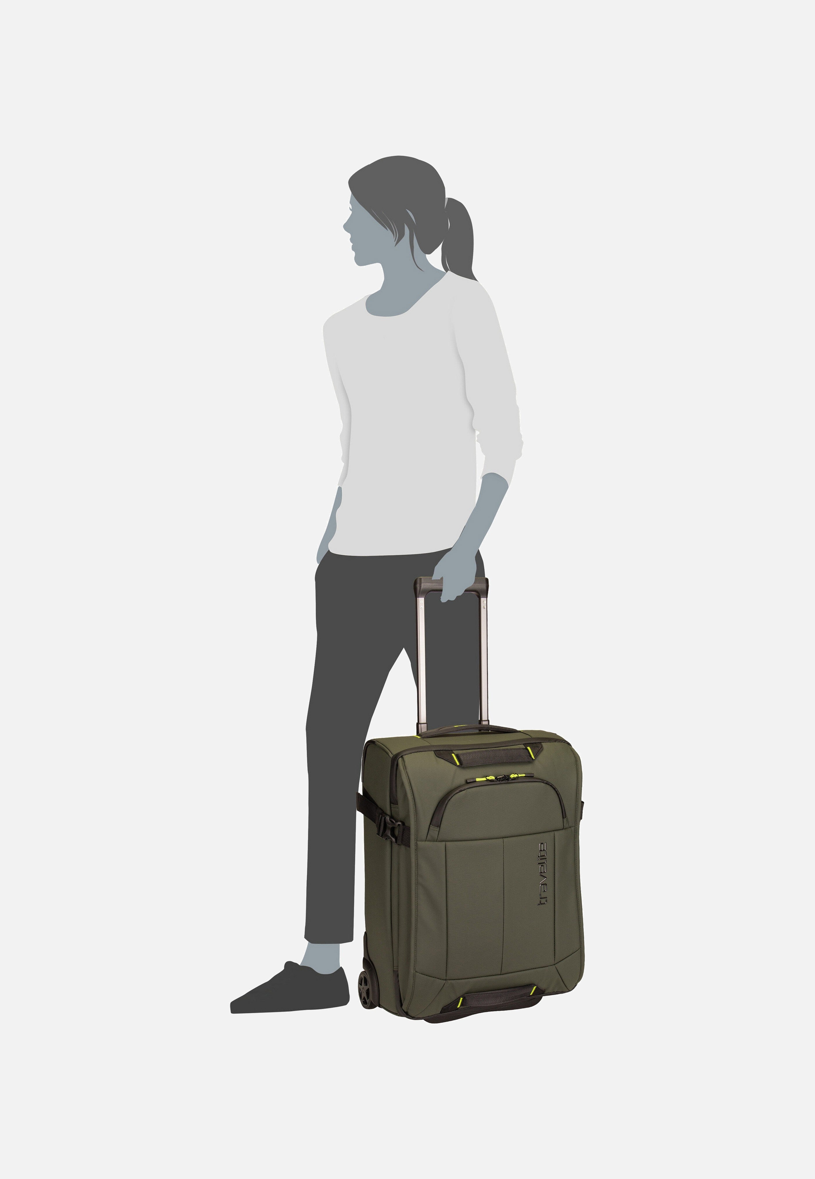 Briize Wheeled Duffle S Khaki - Travel Bag