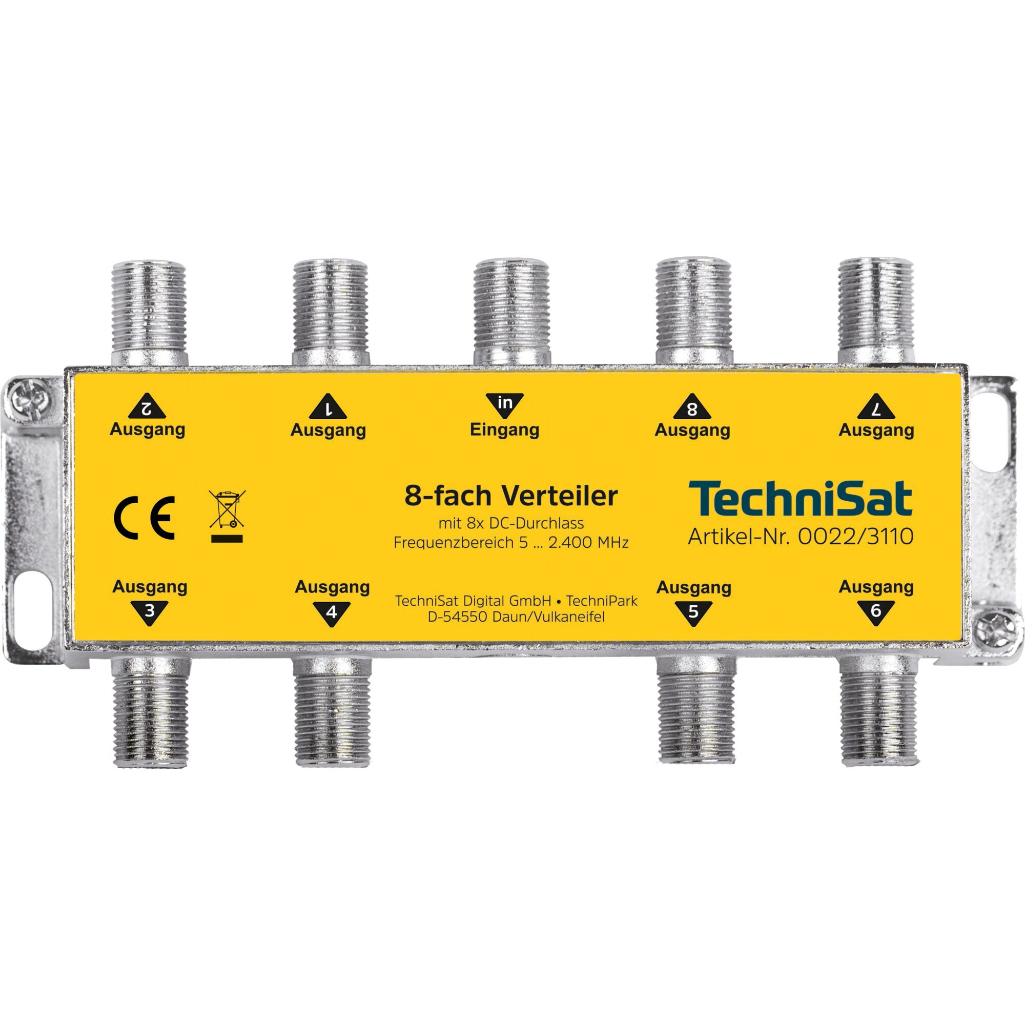 TechniSat Verteiler 8-Wege Verteiler