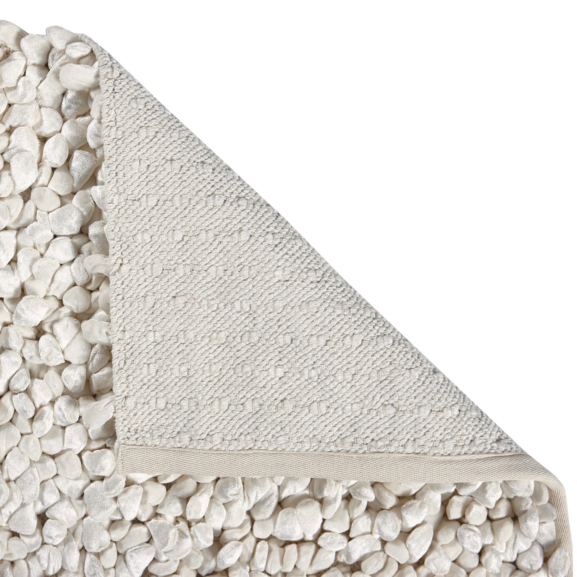 Rocca Badmat Ivory | 60 x 60 cm | Ivoor | Katoen | Polyester