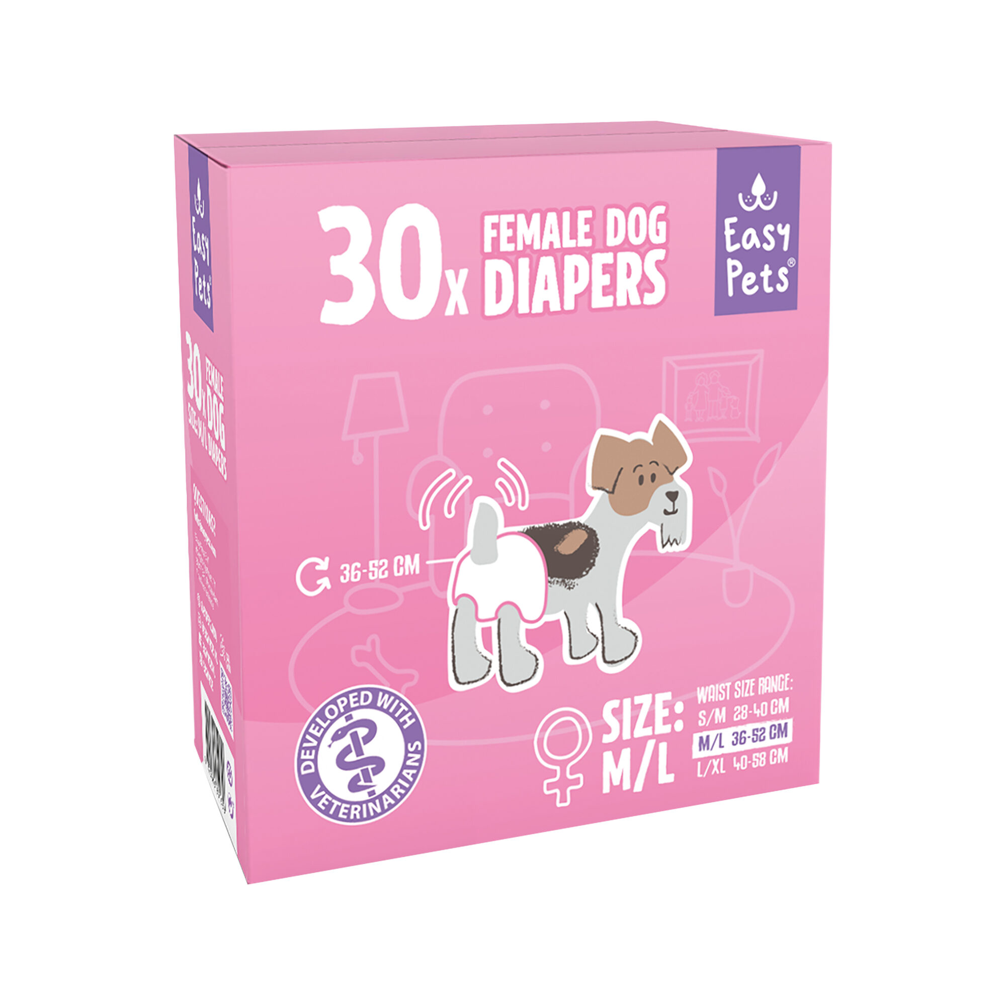 EasyPets Hondenluiers Teef