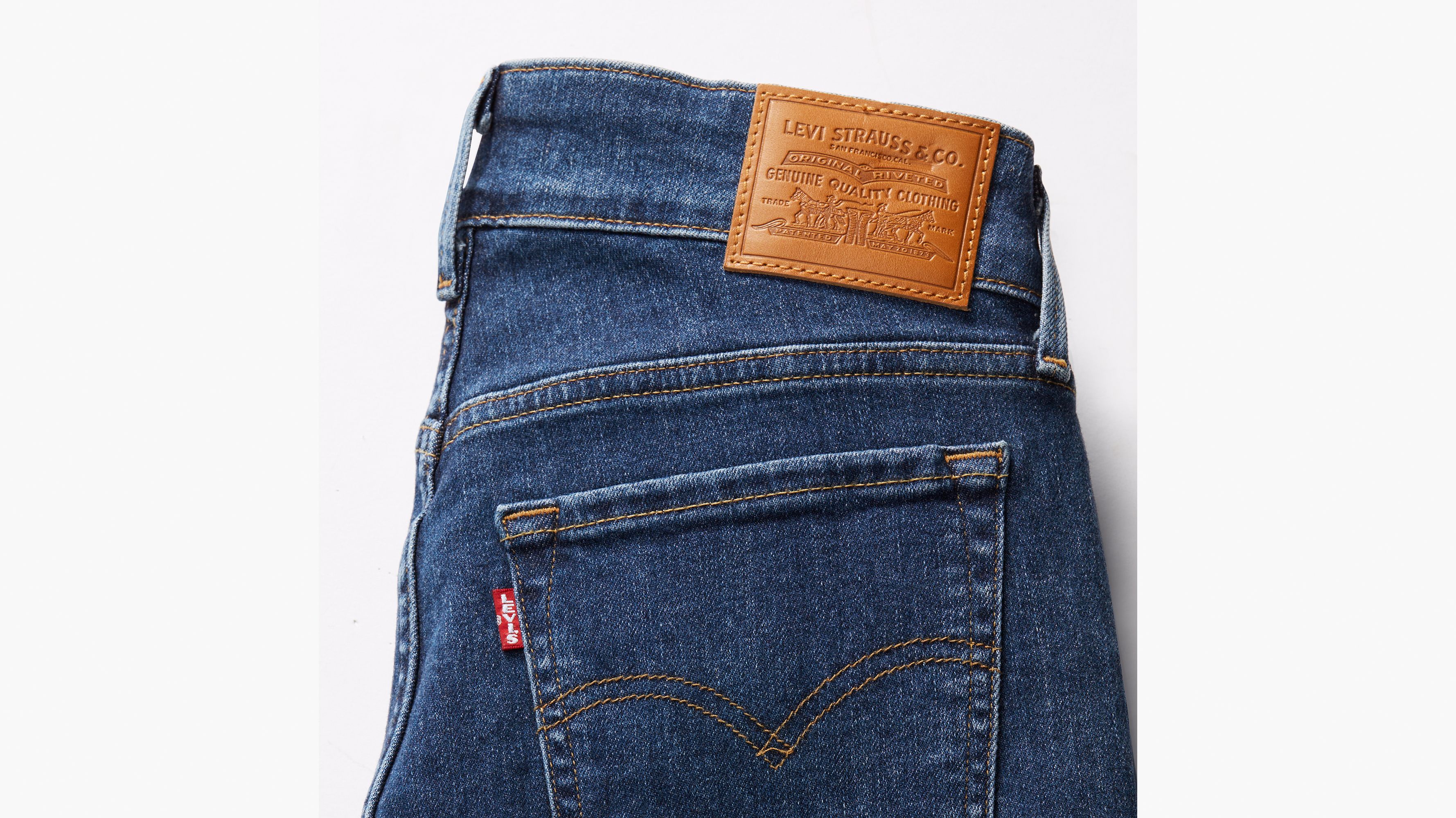 Jean 711™ skinny à deux boutons - Slight Twist - Bleu