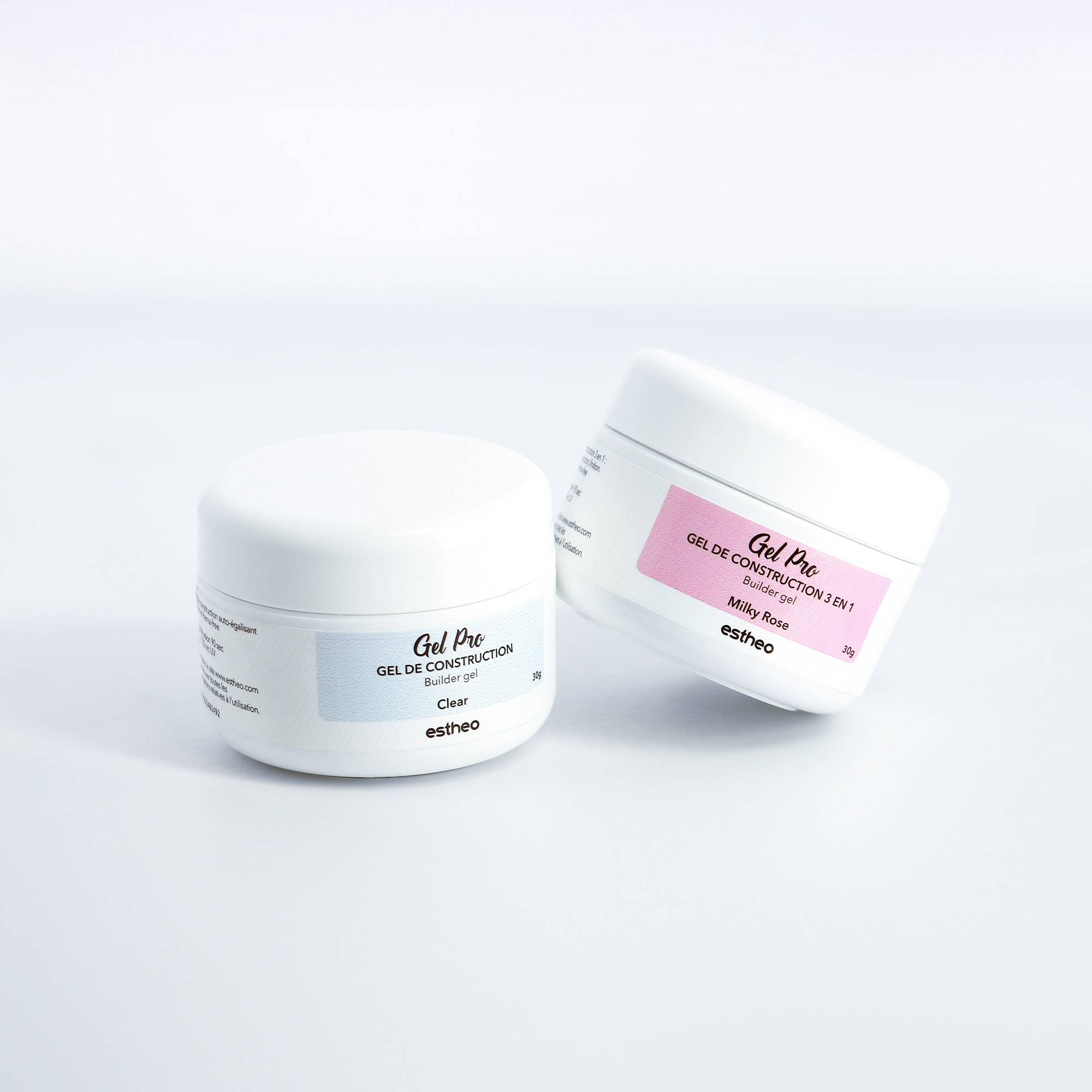 Gel de construction 3 en 1 auto-égalisant Rose / 30g