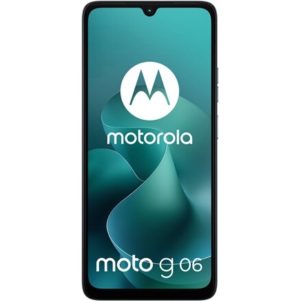 Smartphone Motorola Pack G06 4 /128 Go Tapestry bleu + buds Bass Dark shadow