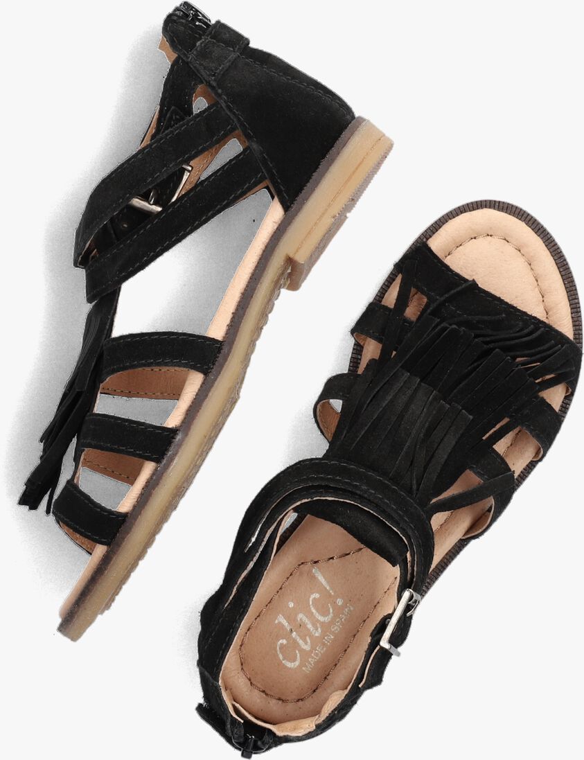 CLIC! zwarte clic! sandalen 8909
