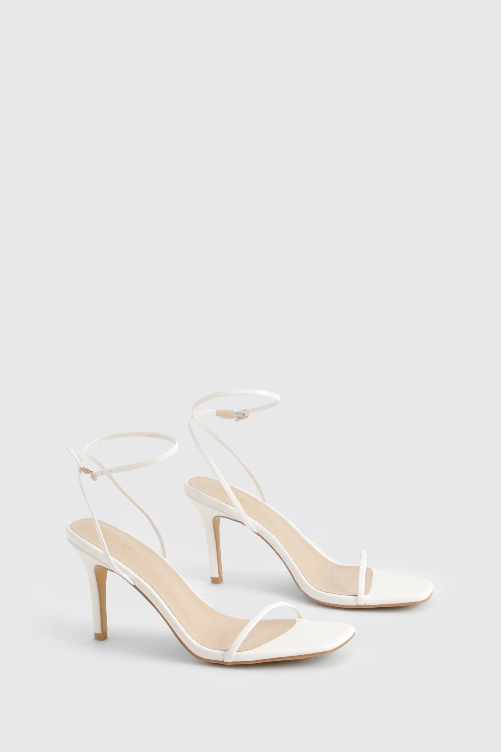 boohoo Talons aiguilles bas à coupe large et quasi-invisibles