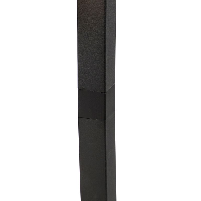 Industriële vloerlamp zwart 3-lichts - Big Cage