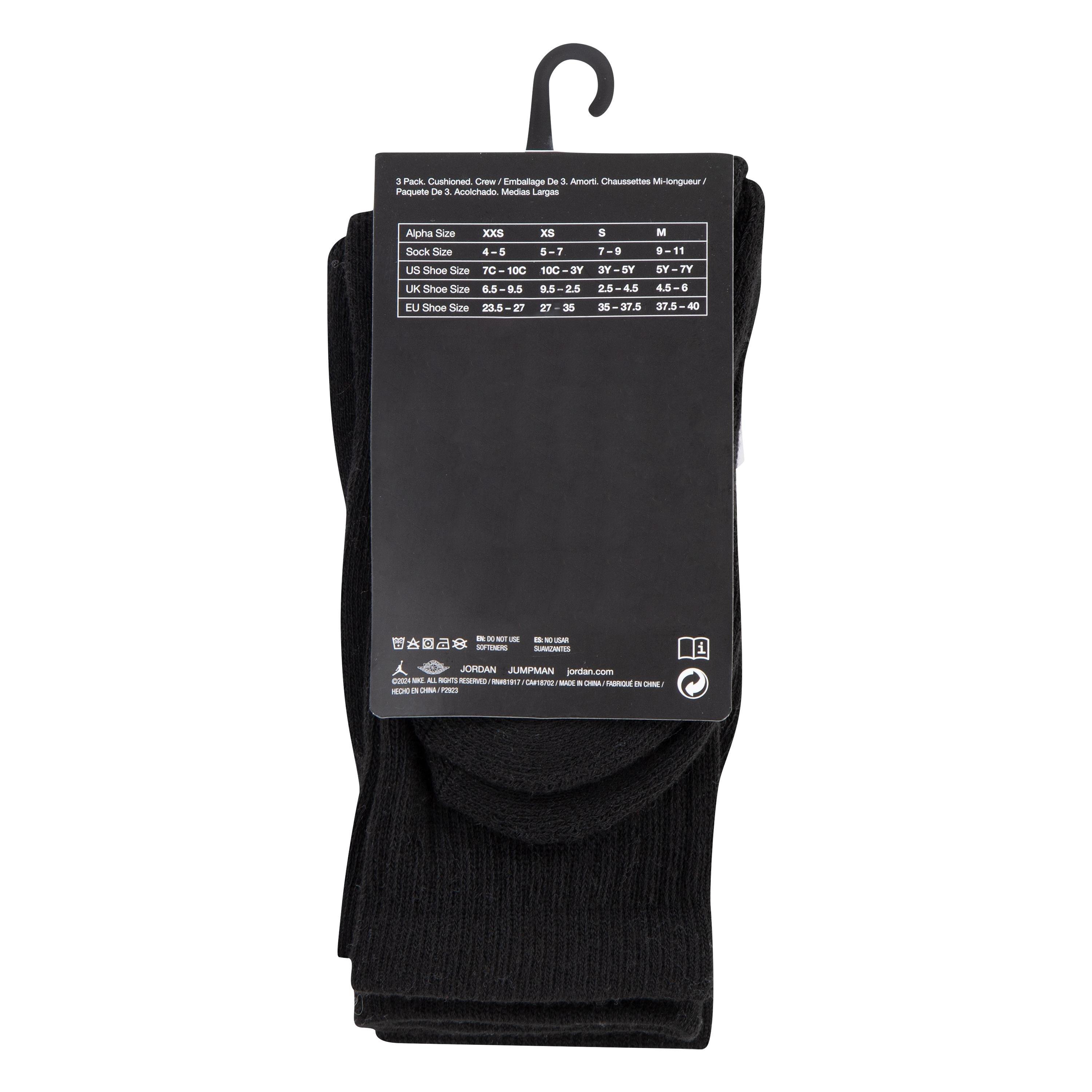Air Jordan Air Jordan 3 Pack Crew Socks Infant's