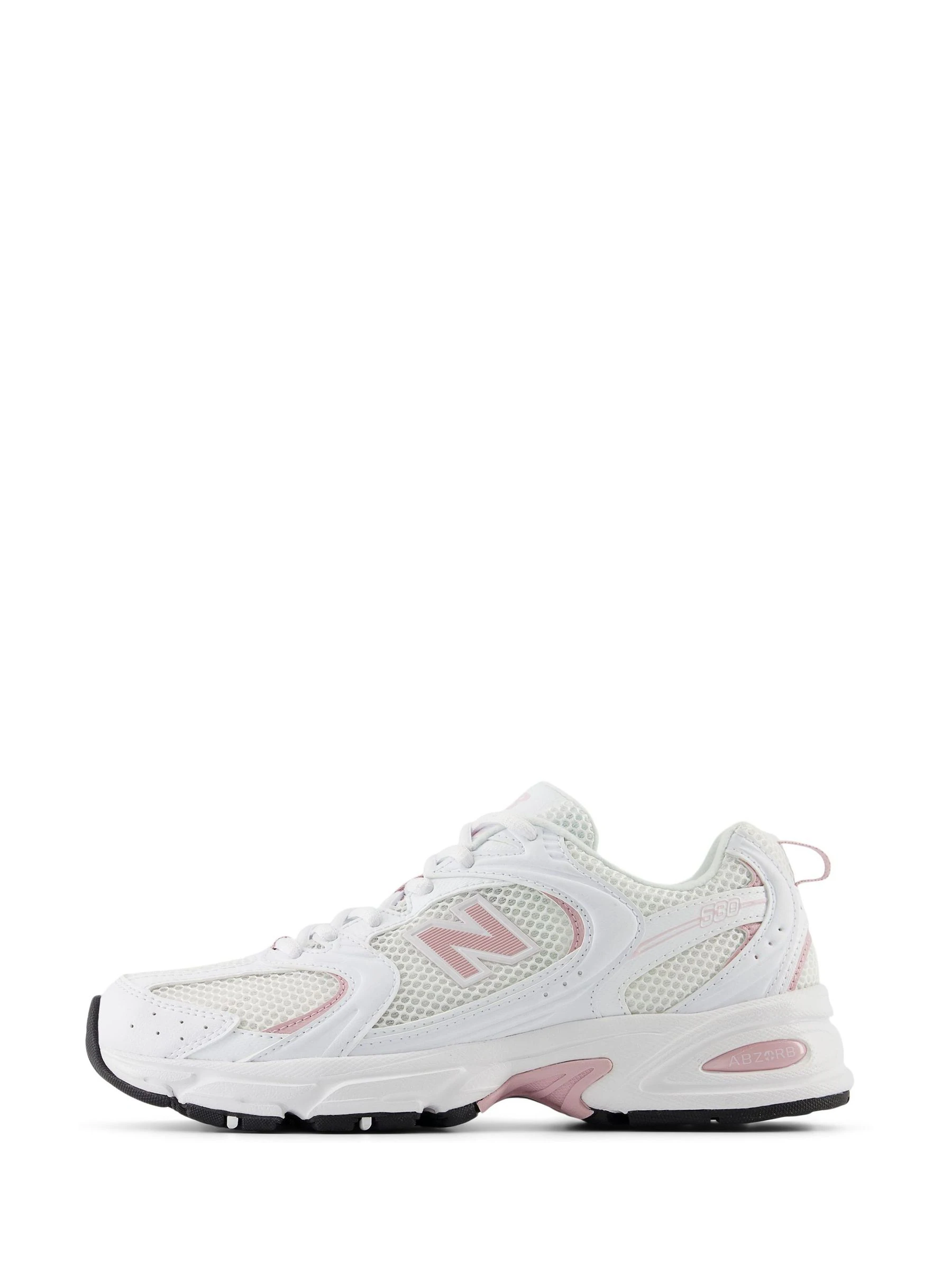 Wit/roze - New Balance 530 damessneakers