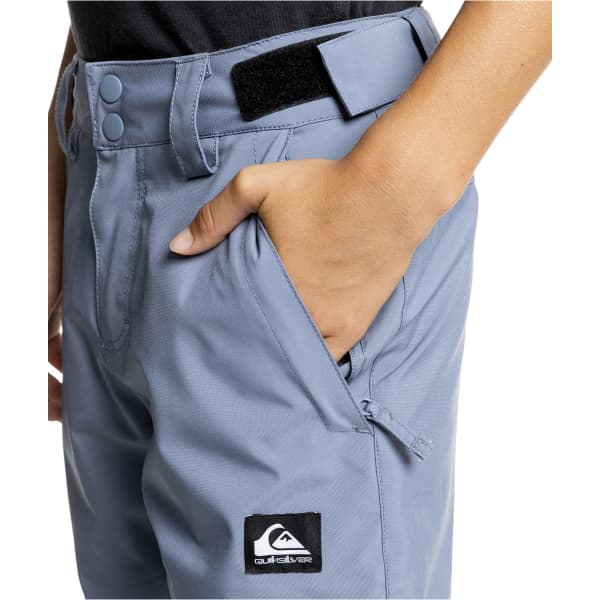 Pantalon de ski QUIKSILVER ESTATE YOUTH PT FLINT STONE