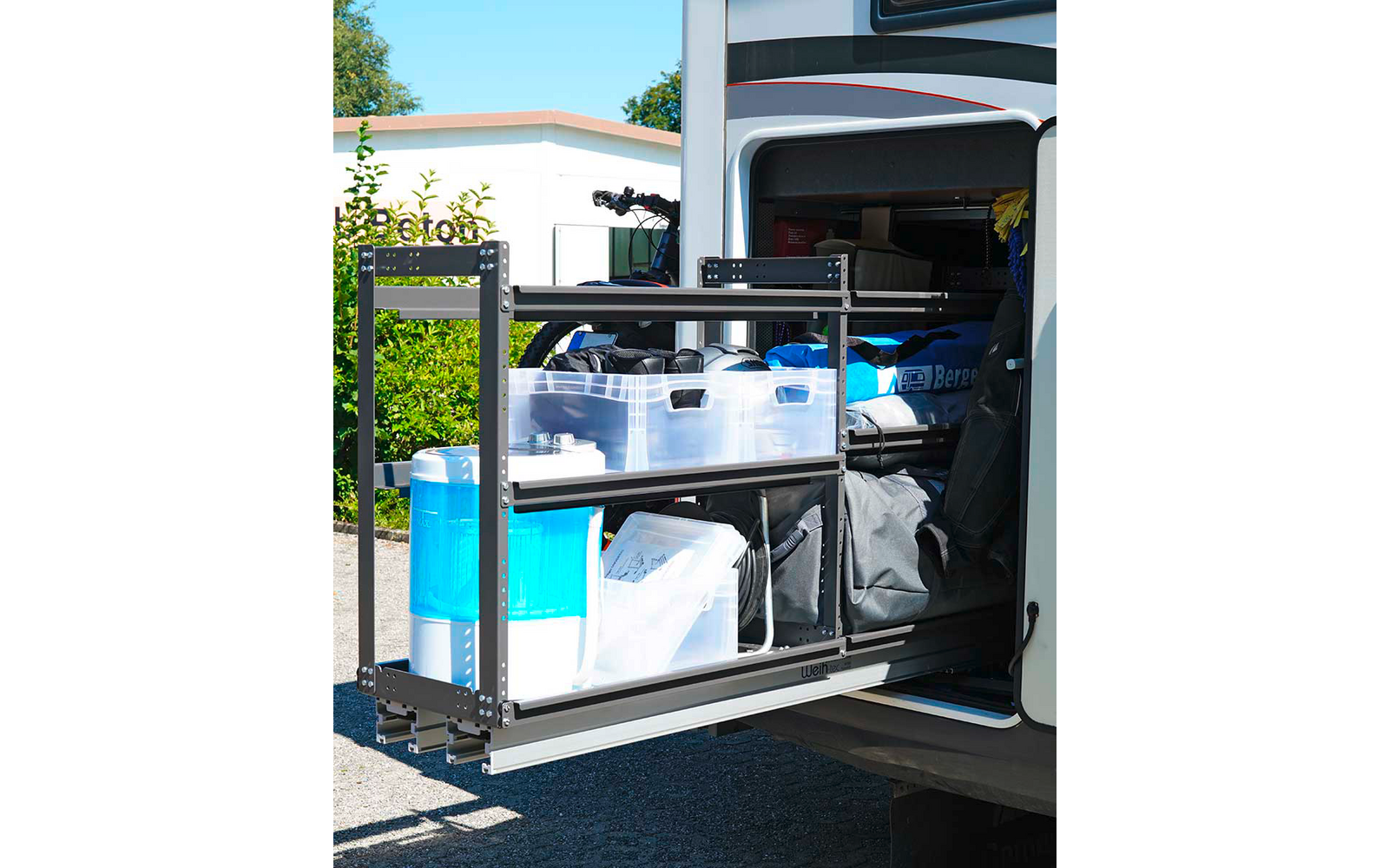 Weih-tec  Load Move R2 Heckgaragen-Regalsystem