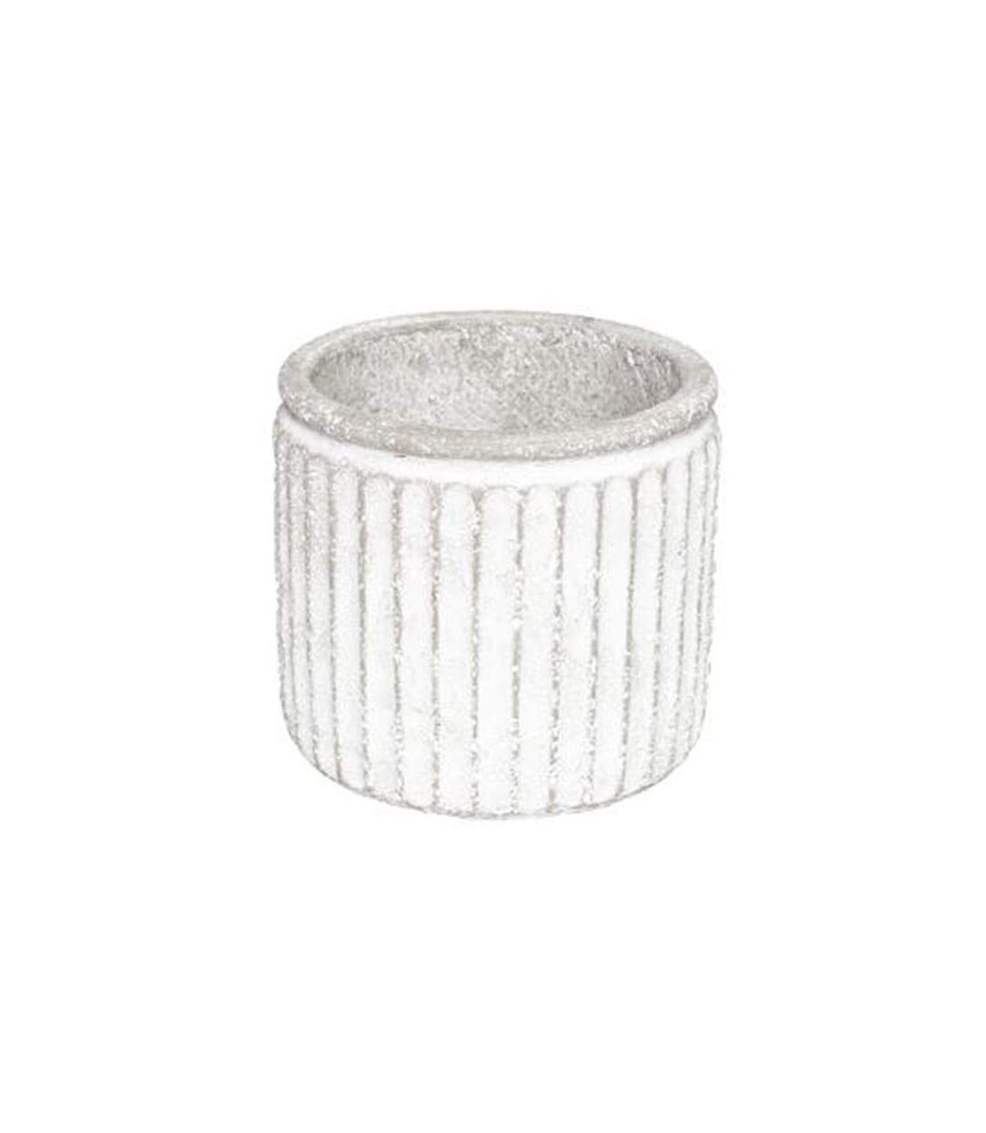 Lot de 2 Pots de Fleurs Déco Wild 19cm Gris