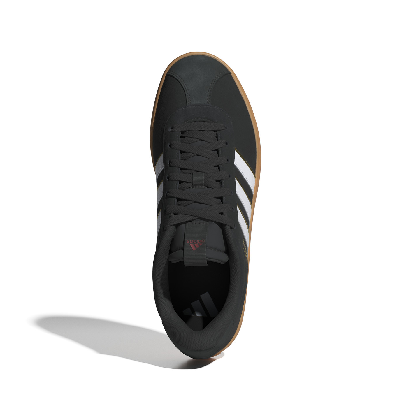Adidas VL Court 3.0 Sneakers Zwart Wit Lichtbruin