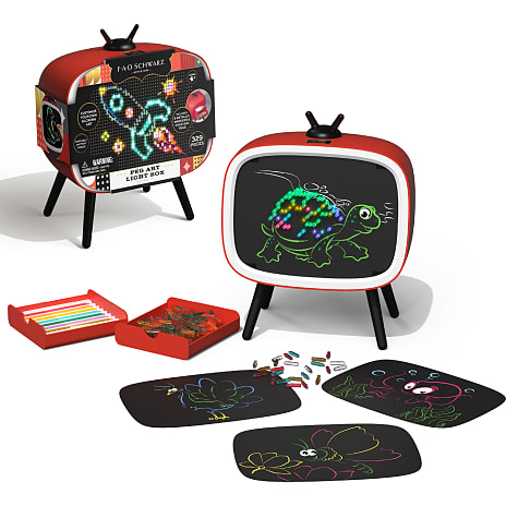 FAO Schwarz Peg Art TV med lys