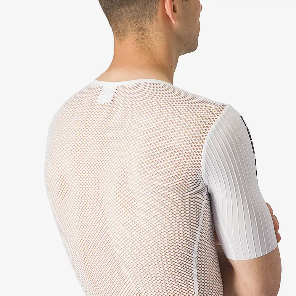 Castelli Bolero Ondershirt Korte Mouwen Wit Heren