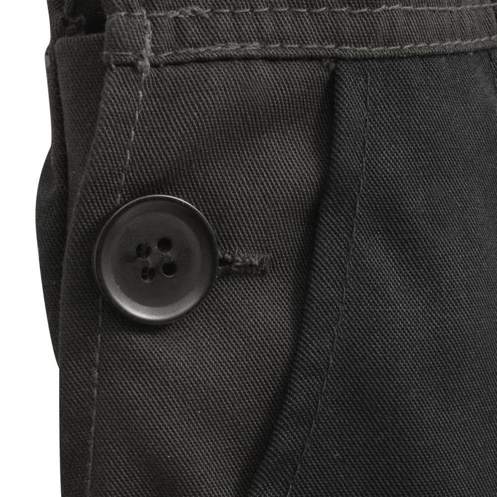 Salopette à bavette pour enfants taille 122 / 128 gris